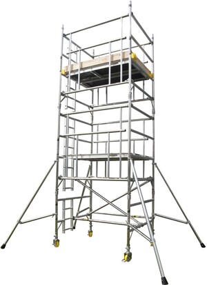 ALLOY TOWER SINGLE WIDTH - 0.85M x 1.8M BASE