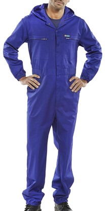 Super Click Hooded Boiler Suit - (Polycotton)