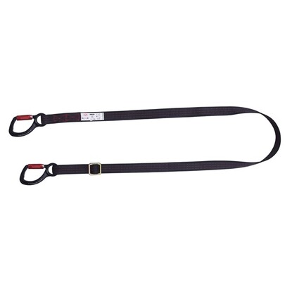 Pioneer™ Adjustable 2m Restraint Lanyard+Flat Webbing+2 Karabiners EN358:1999
