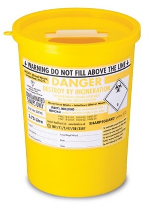 Sharpsafe Bin 3.75 Litre