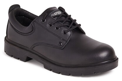 Black Water Resistant Shoe With Mid-Sole - S3 SRA 