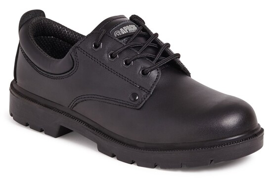 Black Water Resistant Shoe With Mid-Sole - S3 SRA 