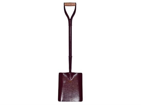 Square Mouth Shovel - Tubular Steel Shaft