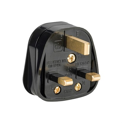Plug - 13A Rubberised Nylon - 240V
