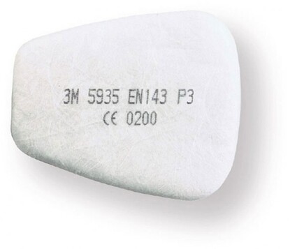 3M 6000 Series 5935 P3 Pre-Filters (Sold In Pairs)
