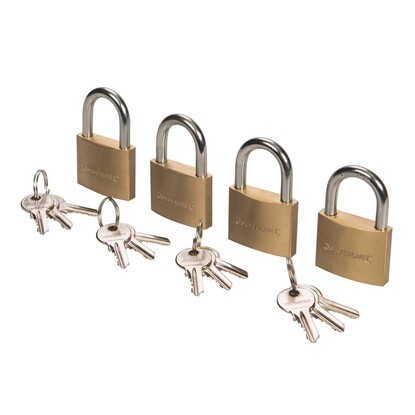 Padlock - 4 PCE Keyed Alike Set