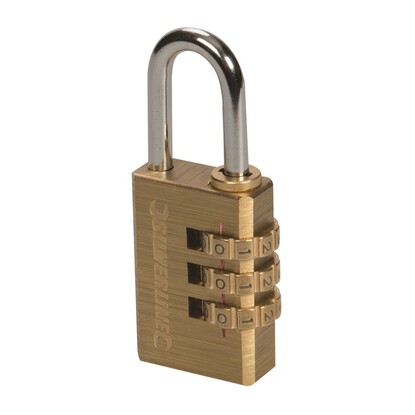 Padlock - Combination Brass