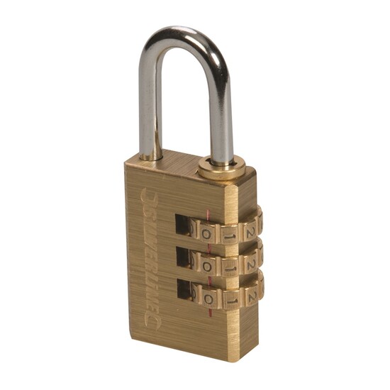 Padlock - Combination Brass