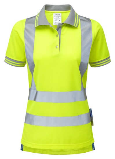 PULSAR® Ladies Polo Shirt-Yellow