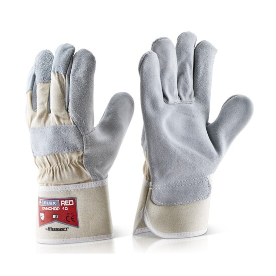 Canadian Red High Quality Chrome Rigger Glove