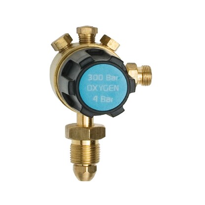 Single Stage Plugged Oxygen Regulator