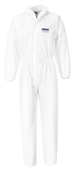 Microporous Disposable Coveralls - BizTex ST40 - White