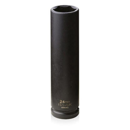 Impact Socket 1/2" Drive  Six Point Extra Long Reach