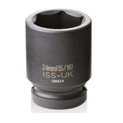 Impact Socket 1/2" Drive Six Point Standard Reach