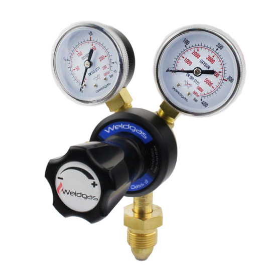 Weldgas Single Stage Two Gauge Oxygen Regulator