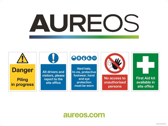 Picture of Aureos Piling in progress 1200mm X 900mm