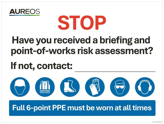Picture of STOP, Briefing and PoW assessment 1200mm x 900mm
