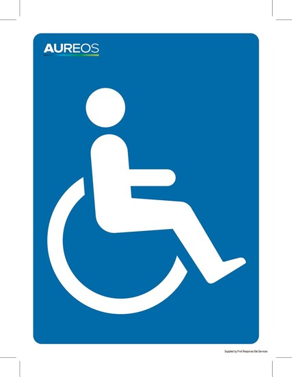 Picture of Disability badge 150mm X 200mm