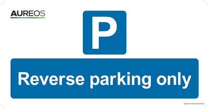 Show details for Reverse Parking Only 600mm X 300mm
