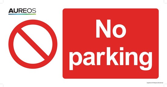 Picture of No parking 600mm X 300mm