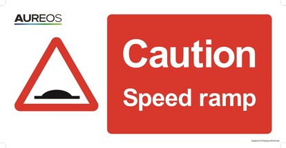 Show details for Caution Speed ramp 600mm X 300mm