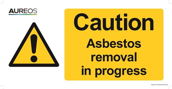 Picture of Caution - Asbestos Removal in progress 600mm X 300mm