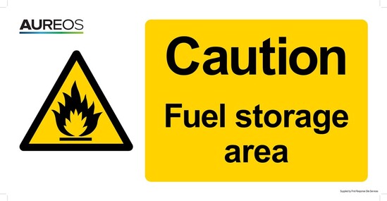 Picture of Caution - Fuel Storage Area 600mm X 300mm