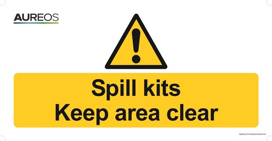Picture of Spill kits - Keep area clear 600mm X 300mm