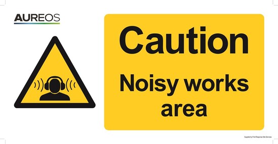 Picture of Caution - Noisy works area 600mm X 300mm