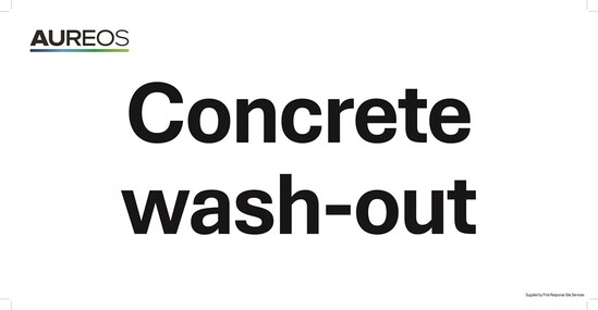 Picture of Concrete wash-out 600mm X 300mm