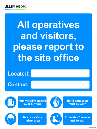 Show details for Site board 1 1200mm x 1600mm