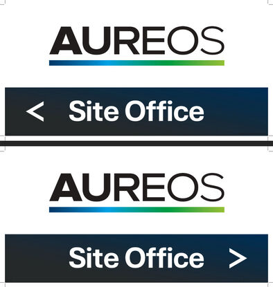 Show details for Site Office Arrow (Left+Right) Double Sided 600mm X 300mm