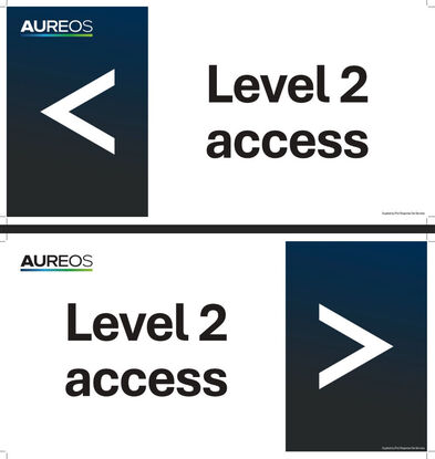 Show details for Level 2 access (Left & Right Reversible) Double Sided 600mm X 300mm