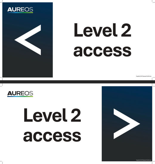 Picture of Level 2 access (Left & Right Reversible) Double Sided 600mm X 300mm